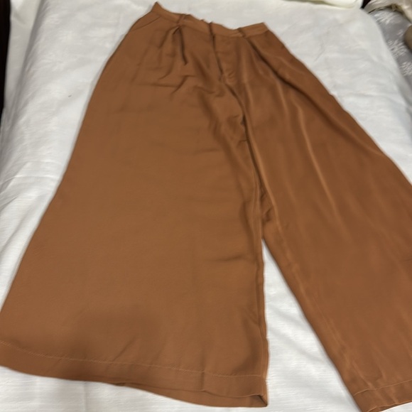 (N3)Tronjori Camel High-Waisted Wide-Leg Culotte Pants
Long Palazzo Pants,Size S - Picture 7 of 16